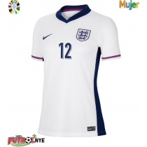 Camiseta Inglaterra Kieran Trippier #12 Primera Equipación para mujer Eurocopa 2024 manga corta